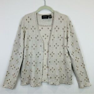 Dana Buchman Beaded Twinset